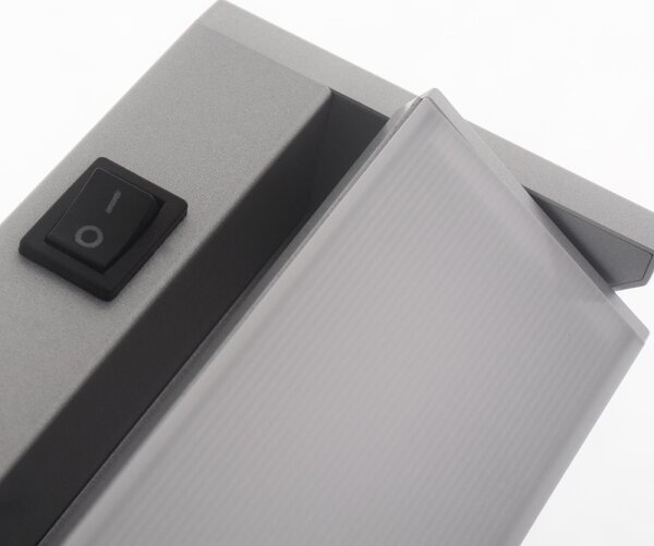LED Lampă design minimalist LED/10W/230V argintiu