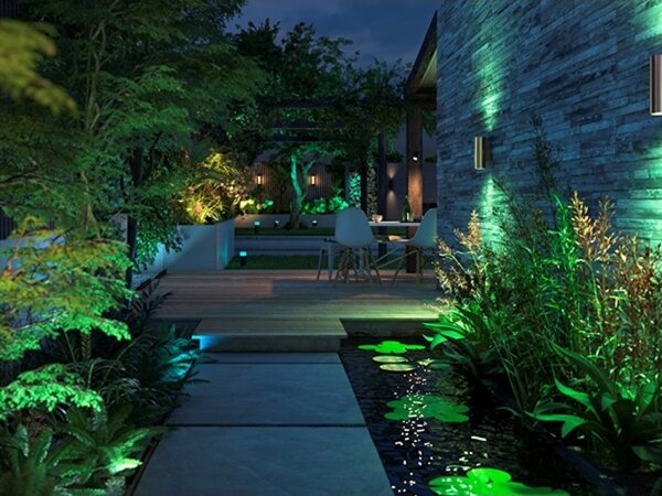 Corp de iluminat LED RGB de exterior Philips 17463/47/P7 Hue APPEAR 2xLED/8W/230V IP44