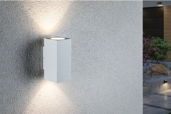 Aplică de exterior Paulmann 94330 2xLED/2,8W IP44 FLAME 230V albă