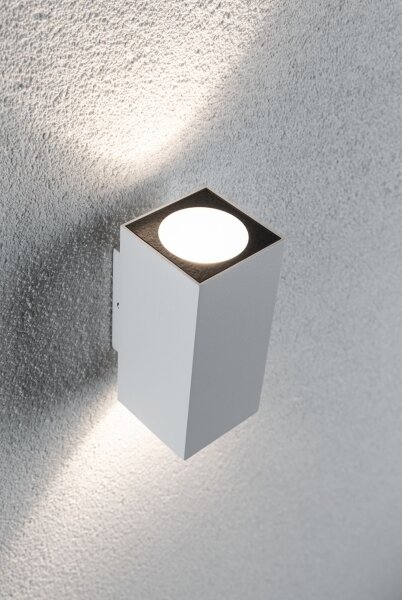 Aplică de exterior Paulmann 94330 2xLED/2,8W IP44 FLAME 230V albă