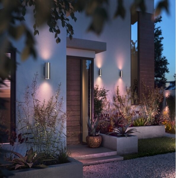Corp de iluminat LED RGB de exterior Philips 17463/47/P7 Hue APPEAR 2xLED/8W/230V IP44
