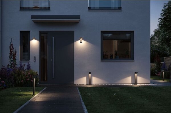 Aplică de exterior cu senzor Paulmann 94453 LED/6W IP44 CAPEA 230V
