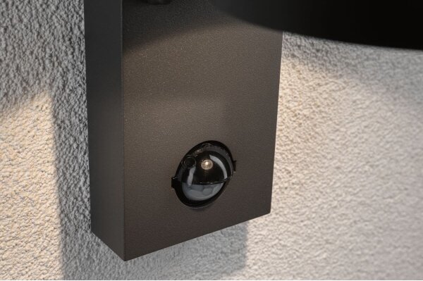 Aplică de exterior cu senzor Paulmann 94453 LED/6W IP44 CAPEA 230V