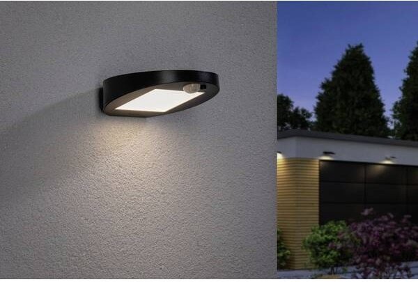 Paulmann 94246 - LED 1,2W IP44 Lampa solară de exterior cu senzor RYSE 3,7V