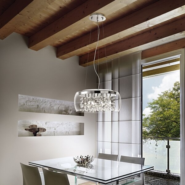 Ideal Lux - Candelabru pe cablu AUDI 8xG9/40W/230V, pr. 50 cm
