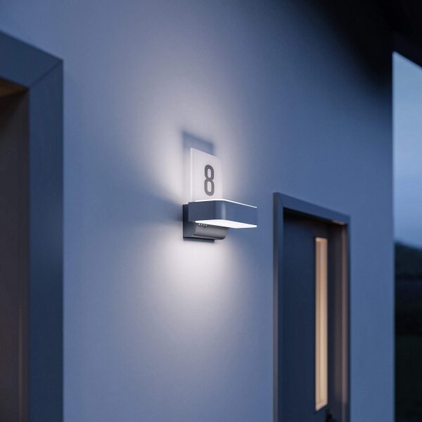 Număr de casă LED cu senzor STEINEL 065713 L820 LED/12,5W/230V IP44