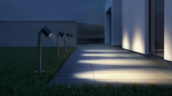 Lampă LED de exterior cu senzor STEINEL 058661 SPOT WAY 1xGU10/7W/230V IP44