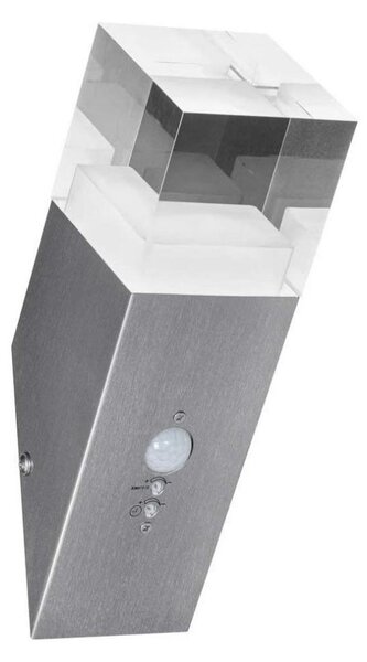 Ledvance - Aplică LED de exterior CRYSTAL cu senzor, 5W/230V, IP44