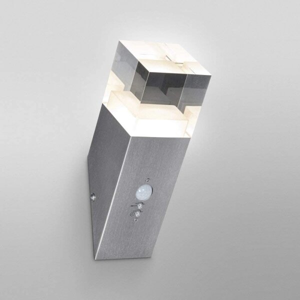 Ledvance - Aplică LED de exterior CRYSTAL cu senzor, 5W/230V, IP44