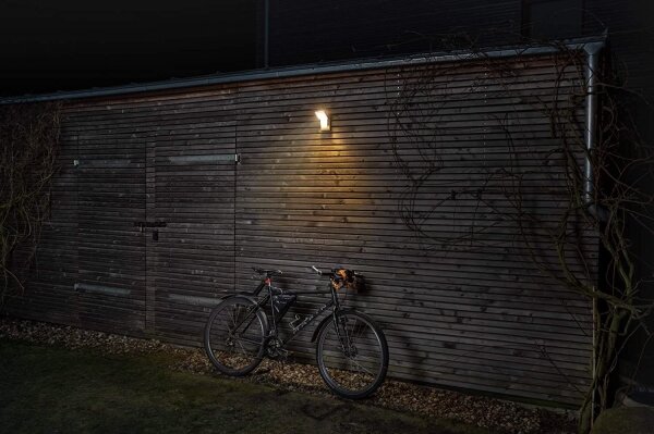 Aplică LED de exterior cu senzor SPOT LED/8W/230V IP55 neagră Ledvance