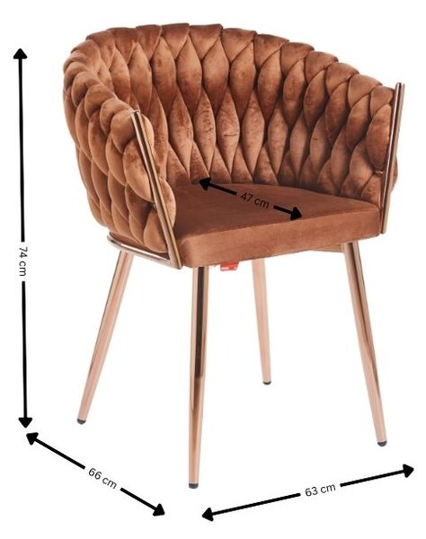 Scaun Living Tapitat KJC16 Maro