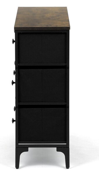 Comodă Alharacas 2 (negru). 1120844