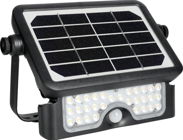 Proiector LED solar cu senzor LED/5W/3,7V 4000K IP65 3000 mAh