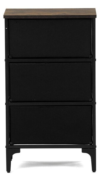 Comodă Alharacas 3 (negru). 1120845
