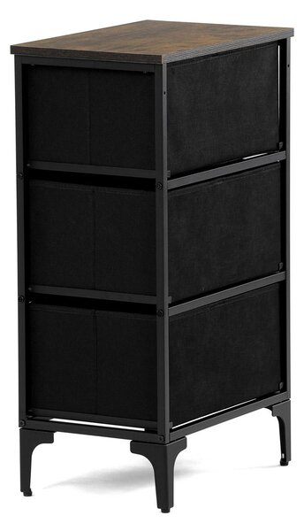Comodă Alharacas 3 (negru). 1120845
