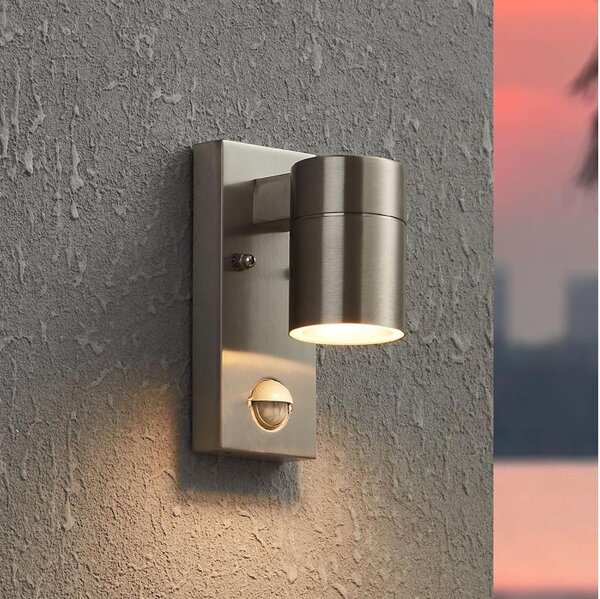 Aplică LED de exterior cu senzor RIGA 1xGU10/3W/230V IP44 Eglo 99569