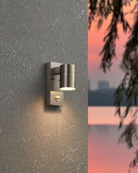 Aplică LED de exterior cu senzor RIGA 1xGU10/3W/230V IP44 Eglo 99569
