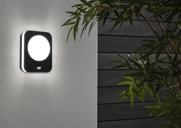 Aplică LED de exterior cu senzor MADRIZ LED/9W/230V IP44 Eglo 99584