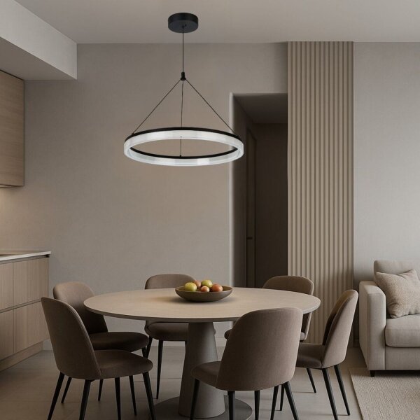 Rabalux SERAPHIEL 72478 - Lustră suspendată LED dimabilă pe cablu, 24W/230V, 3000-6500K, cu telecomandă