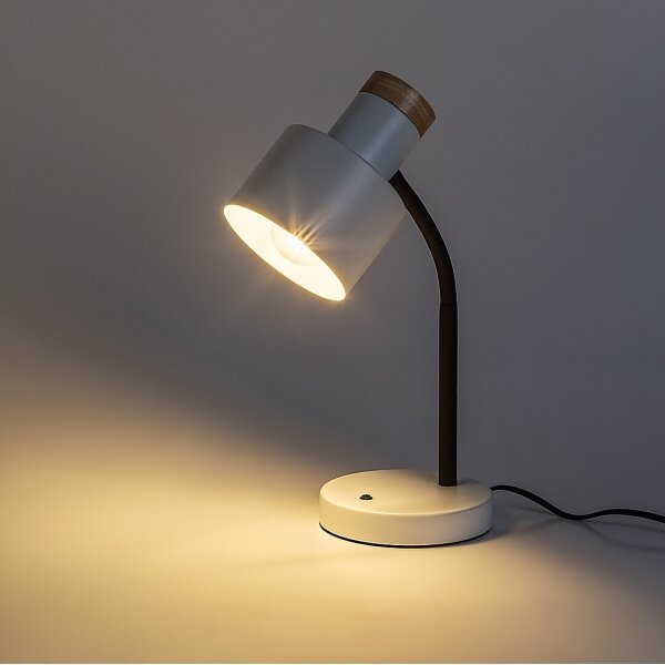 Lampă de birou Rabalux PASTRO 74098, 1xE27/20W/230V, albă