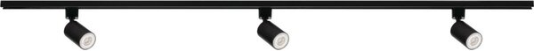 Kanlux 45924 - Spot pe șină ALTEAR, 3 x GU10, 10 W, 230 V, 1,5 m, negru