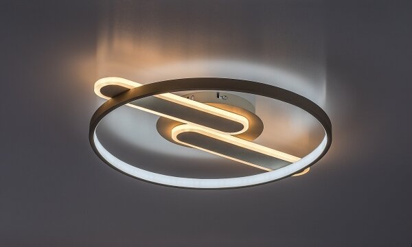 Rabalux BRANTIEL 71468 - Plafonieră LED dimabilă, 55W, 230V, 3000-6000K, 53x45 cm, cu telecomandă