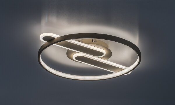 Rabalux BRANTIEL 71468 - Plafonieră LED dimabilă, 55W, 230V, 3000-6000K, 53x45 cm, cu telecomandă