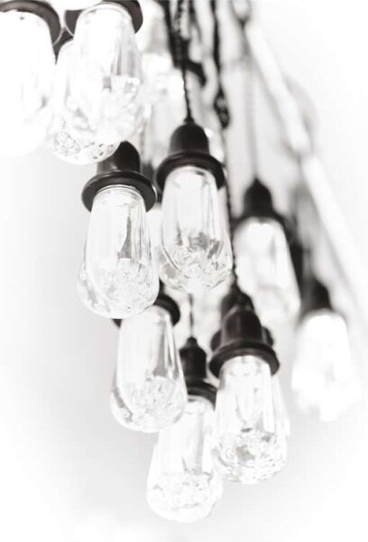 Ghirlandă luminoasă LED pentru exterior, 16 LED, 8,6 m, IP44, alb rece