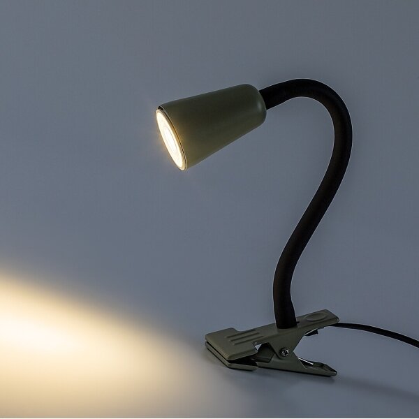 Rabalux 74092 - Lampă de birou ALDO cu clemă, 1xGU10/7W/230V, kaki