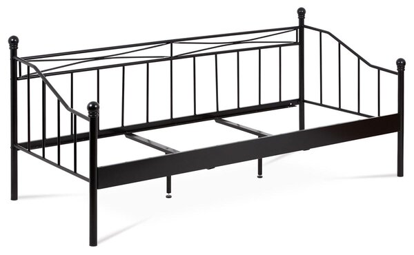 Pat metalic 90x200 Bakarissa (negru mat). 1120899