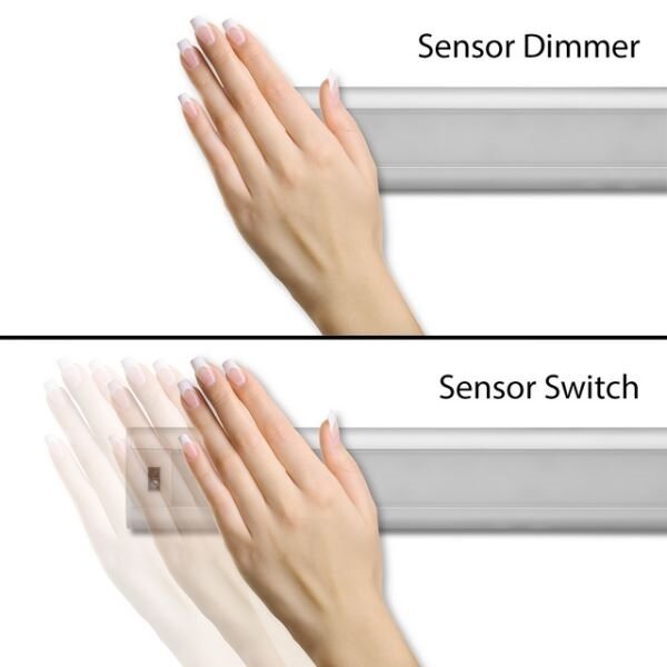 Corp de iluminat LED dimabil cu senzor pentru mobilier de bucătărie LED/5W/12/230V