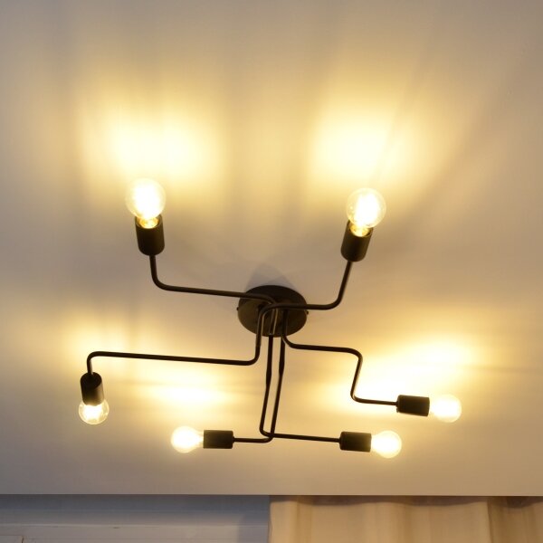 LED Lustră aplicată TUBE 6xE27/15W/230V