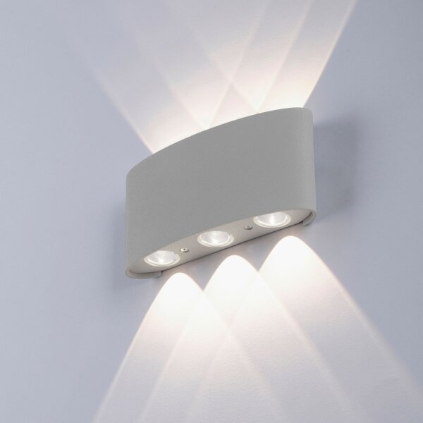 Aplică LED de exterior CARLO 6xLED/0,8W/230V IP54 Paul Neuhaus 9488-21