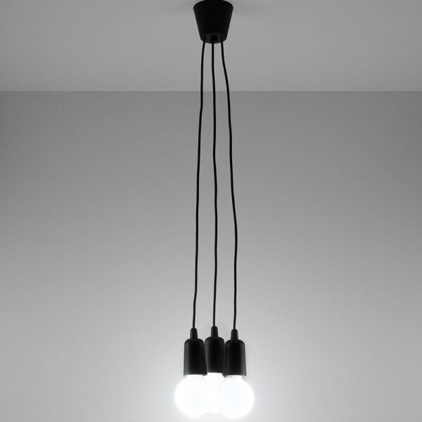 Lustră pe cablu DIEGO 3xE27/60W/230V