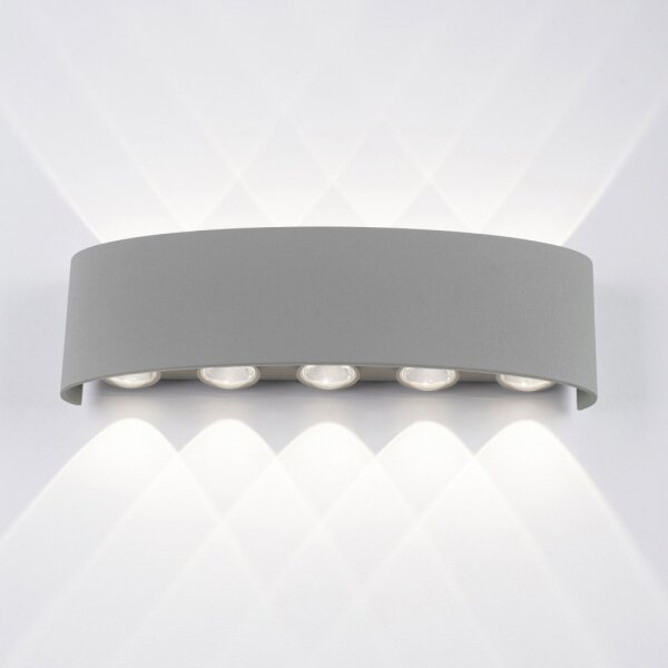 Aplică LED de exterior CARLO 10xLED/0,8W/230V IP54 Paul Neuhaus 9489-21