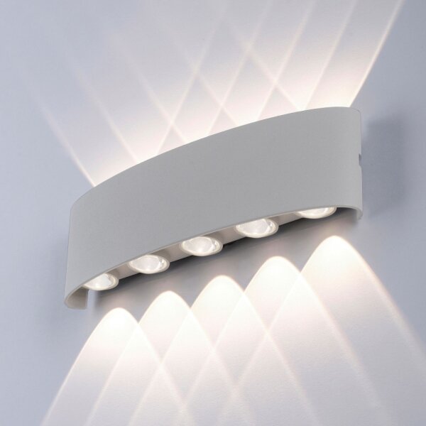 Aplică LED de exterior CARLO 10xLED/0,8W/230V IP54 Paul Neuhaus 9489-21