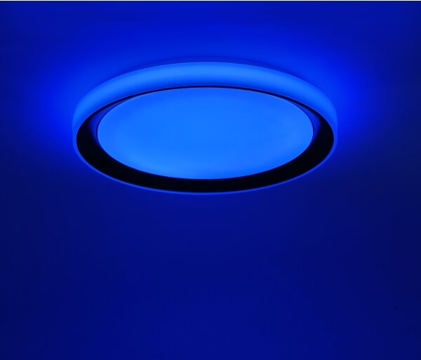 Leuchten Direkt 14659-18 - LED RGB Dimming Lustra de tavan LOLA LED/24W/230V + telecomandă
