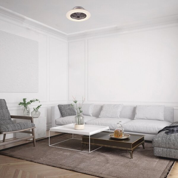 Plafonieră LED dimabilă cu ventilator Rabalux LED/30W/230V + telecomandă