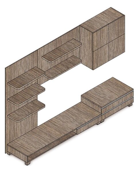 Mobilier living Harmonal (maro). 1121025