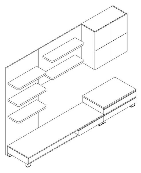 Mobilier living Harmonal (maro). 1121025