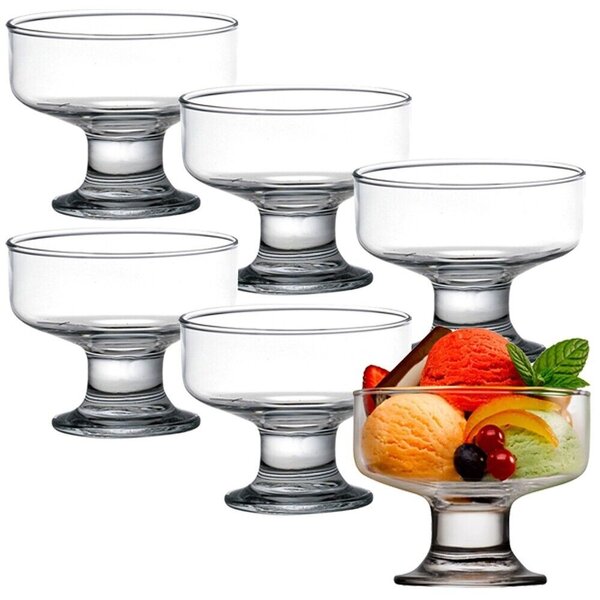 Set 6 cupa pentru inghetata 180ml, Ice Ville