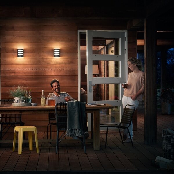 Aplică LED de exterior cu senzor PYTHON LED/6W/230V 2700K IP44 Philips