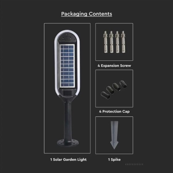Lampă solară LED cu senzor BOLLARD LED/5W/5,5V 70 cm 3000K IP65 2000 mAh