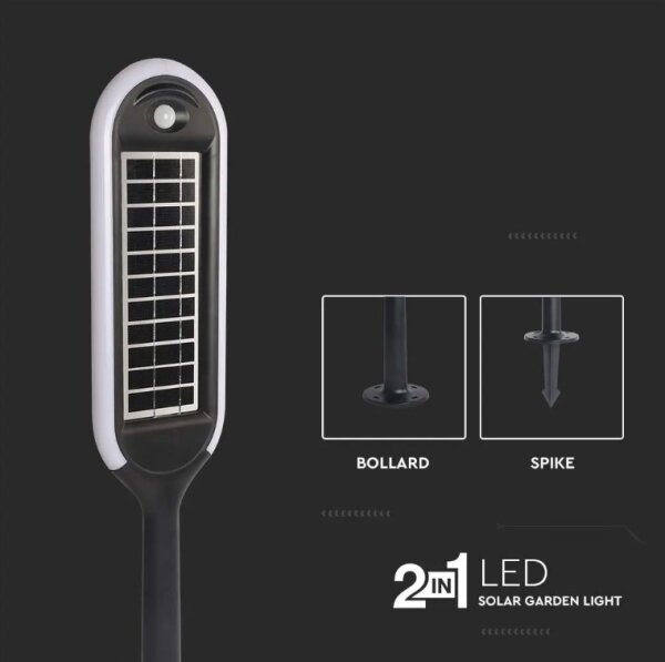 Lampă solară LED cu senzor BOLLARD LED/5W/5,5V 70 cm 3000K IP65 2000 mAh