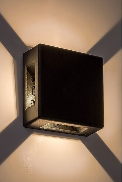Aplică LED de exterior LIPPA LED/6W/230V IP54 neagră Rabalux 7317
