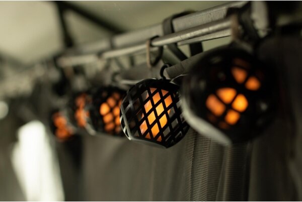 Instalație LED solară 60xLED/2m 400 mAh IP44