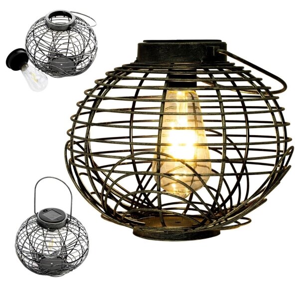 Corp de iluminat LED solar LUISA 1xE27/1,2V IP44