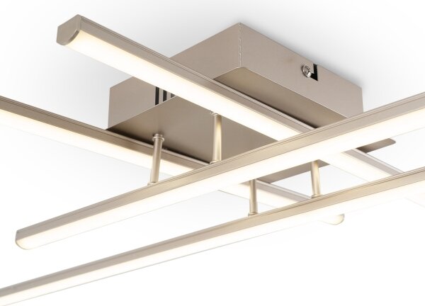 Brilagi - Plafonieră LED STRIPES, 37W, 230V, argintie