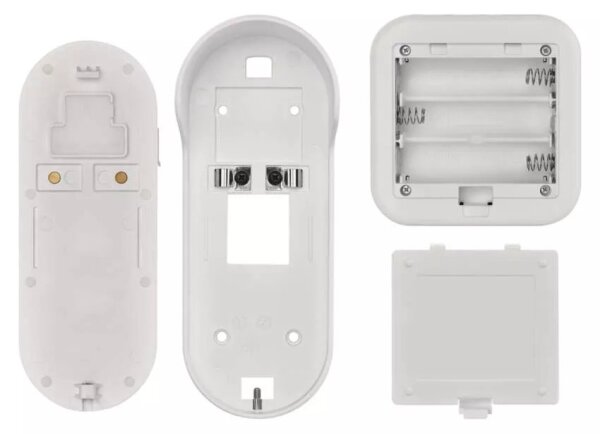 Sonerie video fără fir cu senzor de mișcare GoSmart 5V 3xAA IP65 Wi-Fi Tuya