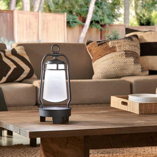 Lampă LED de exterior cu difuzor Elstead KL-LYNDON-BT-B-BK LED/3W/230V IP44